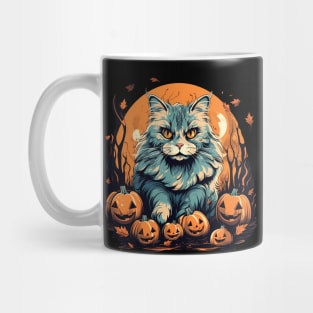 Siberian Cat Halloween, Cat Lover Mug